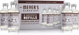 Mrs. Meyer's Clean Day Lavendar Scent Foam Hand Soap Refill 2 FL Oz 4 Pack